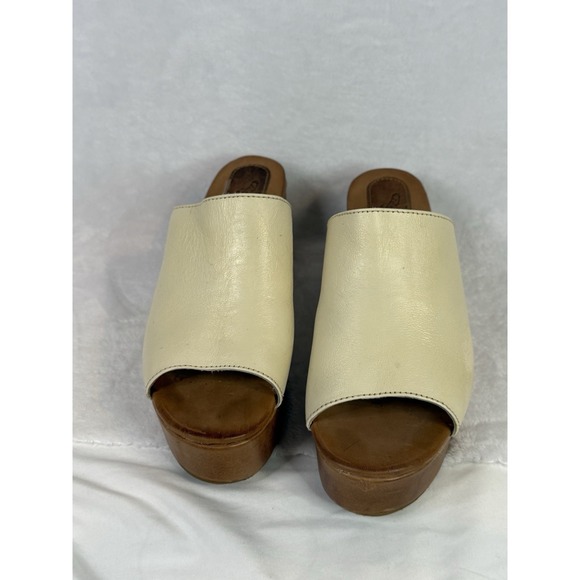 Freebird by Steven Loveland Brown Leather Slide Sandals Platform Women's US 10 - Picture 9 of 12